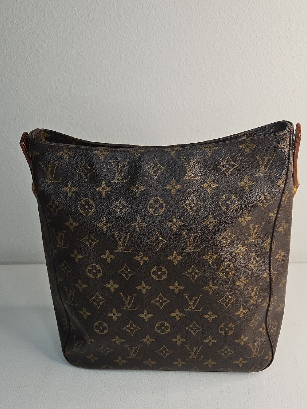 Authentic Louis Vuitton Looping MM Monogram Shoulder Bag Hobo Purse W/Dustbag - Picture 5 of 16